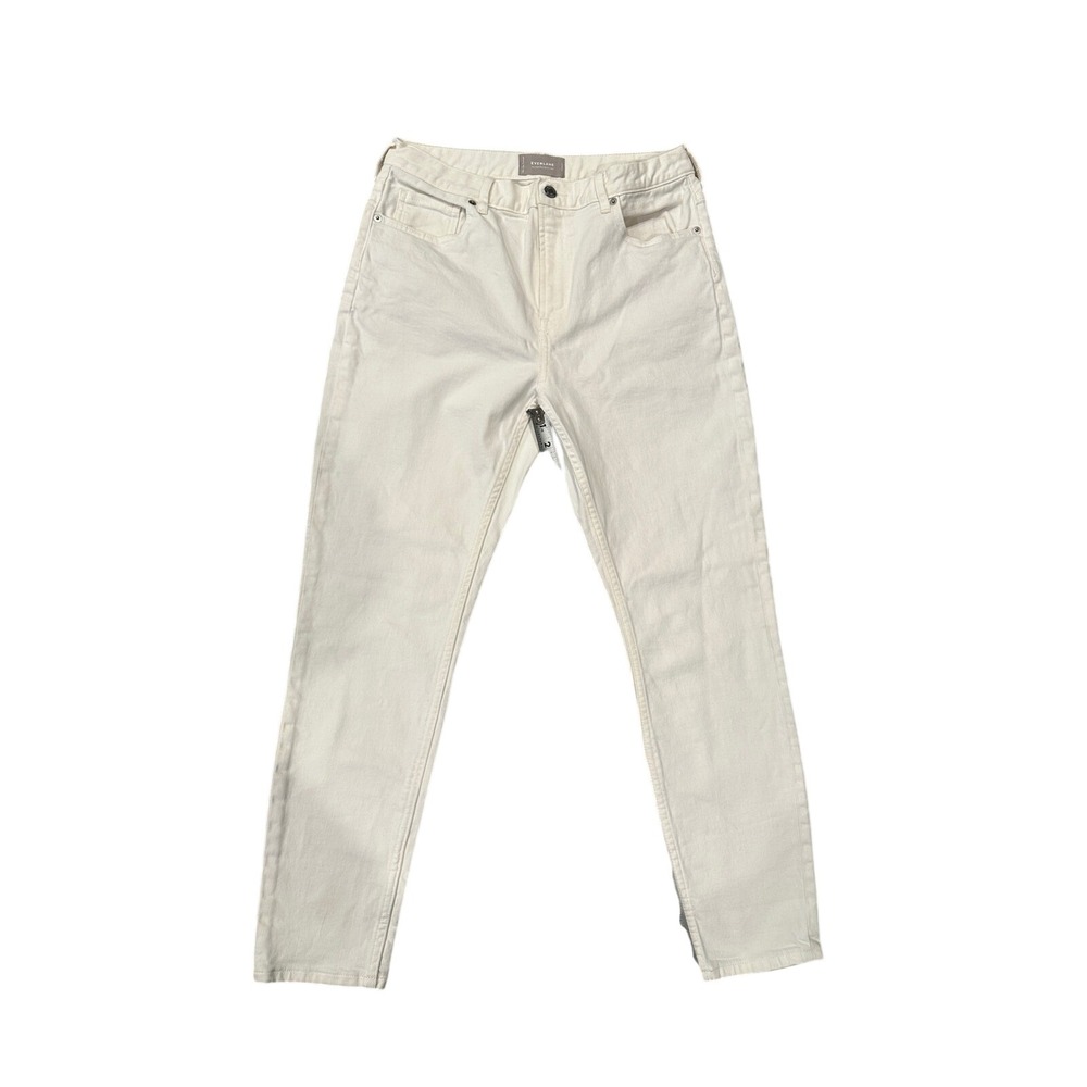 Everlane The High Rise Skinny Jean White Cream Women's Size 31 Regular - Picture 1 of 7